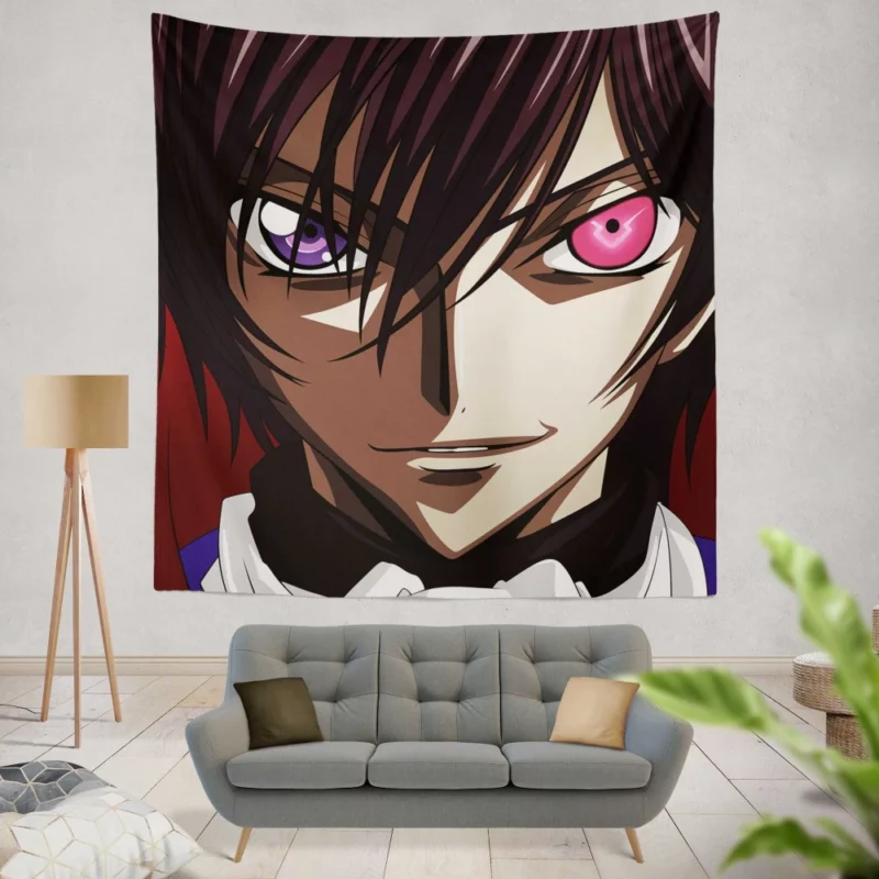 Lelouch Strategy Unleashed Anime Wall Tapestry