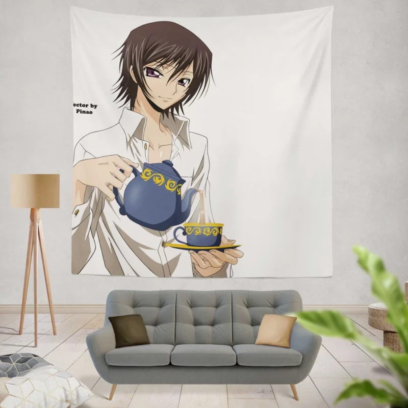 Lelouch Unfolding Fate Anime Wall Tapestry