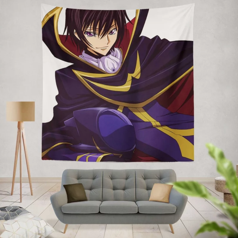 Lelouch Unforgettable Tale Anime Wall Tapestry