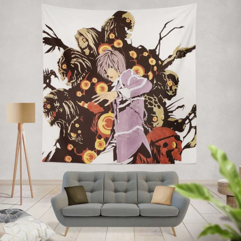 Light Yagami Calculated Choices Anime Wall Tapestry