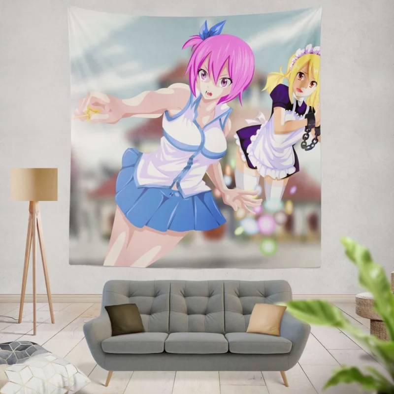 Lucy Heartfilia Clash of Wills Anime Wall Tapestry