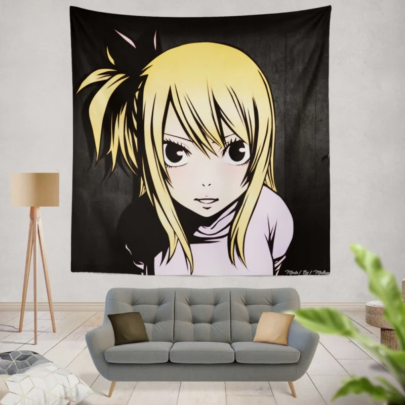 Lucy Heartfilia Fairy Tail Hero Anime Wall Tapestry