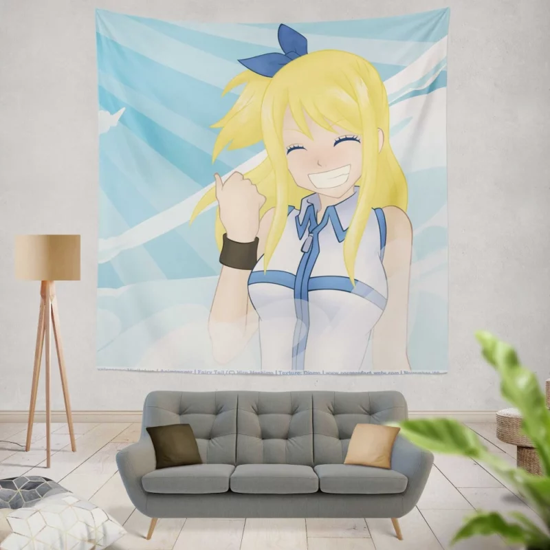 Lucy Heartfilia Fairy Tail Protagonist Anime Wall Tapestry