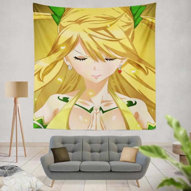 Lucy Heartfilia Fairy Tail Resilience Anime Wall Tapestry