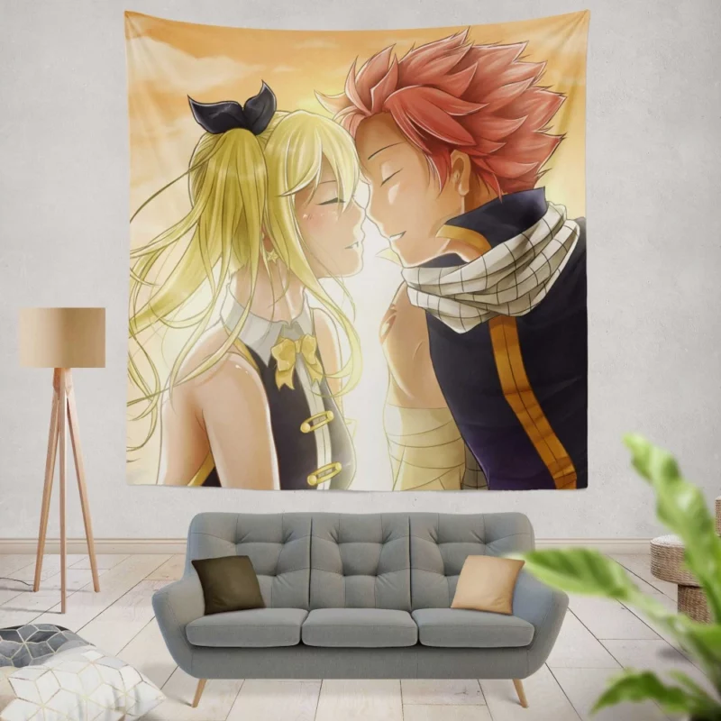 Lucy Heartfilia Magic Journey Anime Wall Tapestry