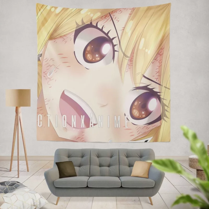 Lucy Heartfilia Magic Radiant Grace Anime Wall Tapestry