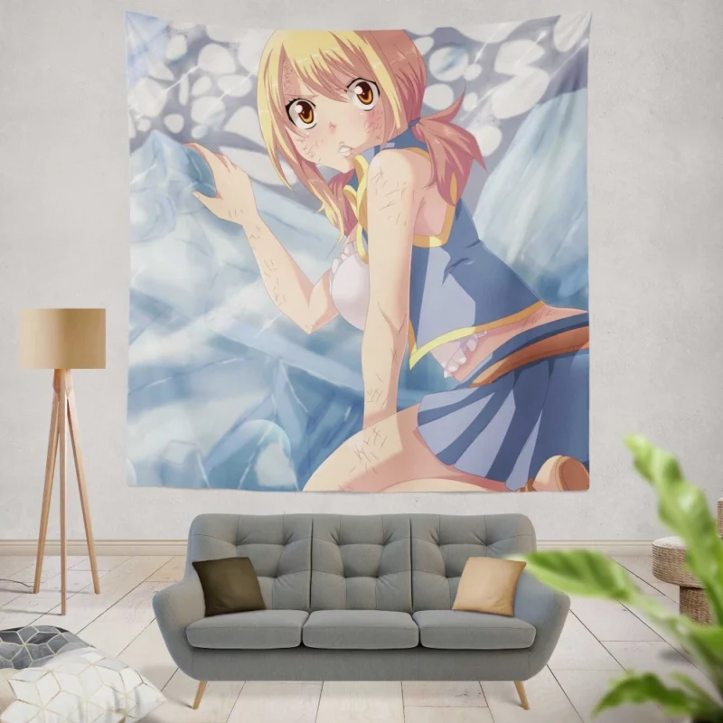 Lucy Heartfilia Magical Endeavors Anime Wall Tapestry