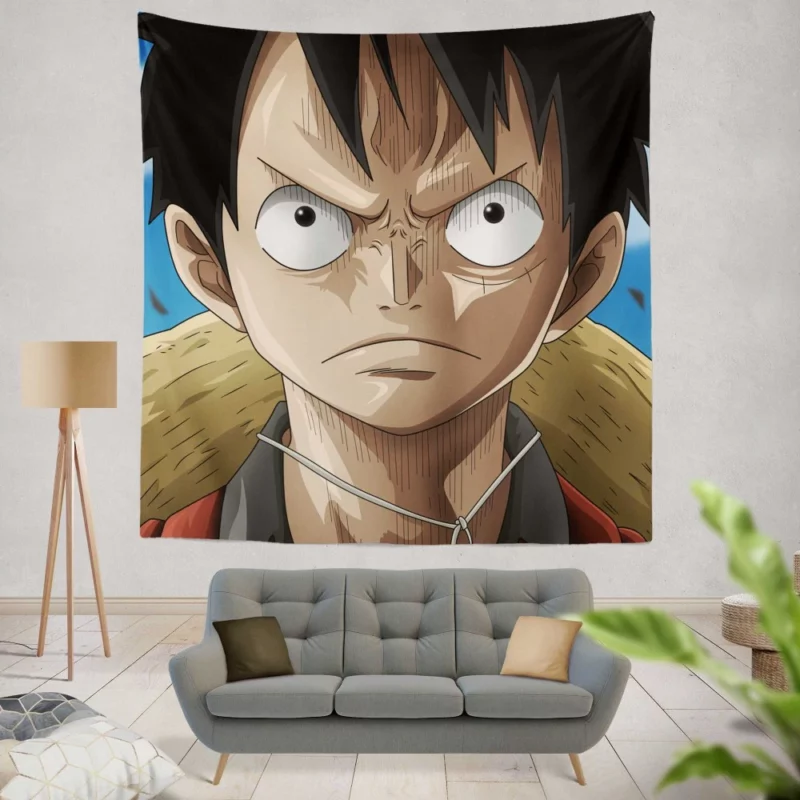 Luffy Adventures Continue Anime Wall Tapestry