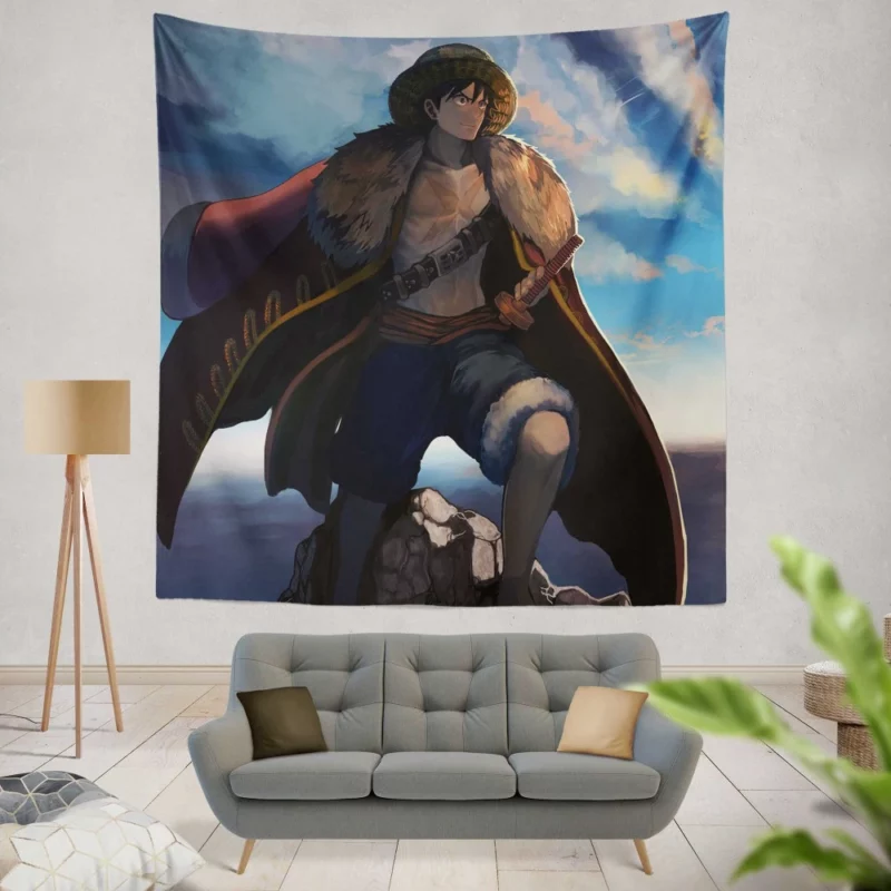 Luffy Bold Voyage Anime Wall Tapestry