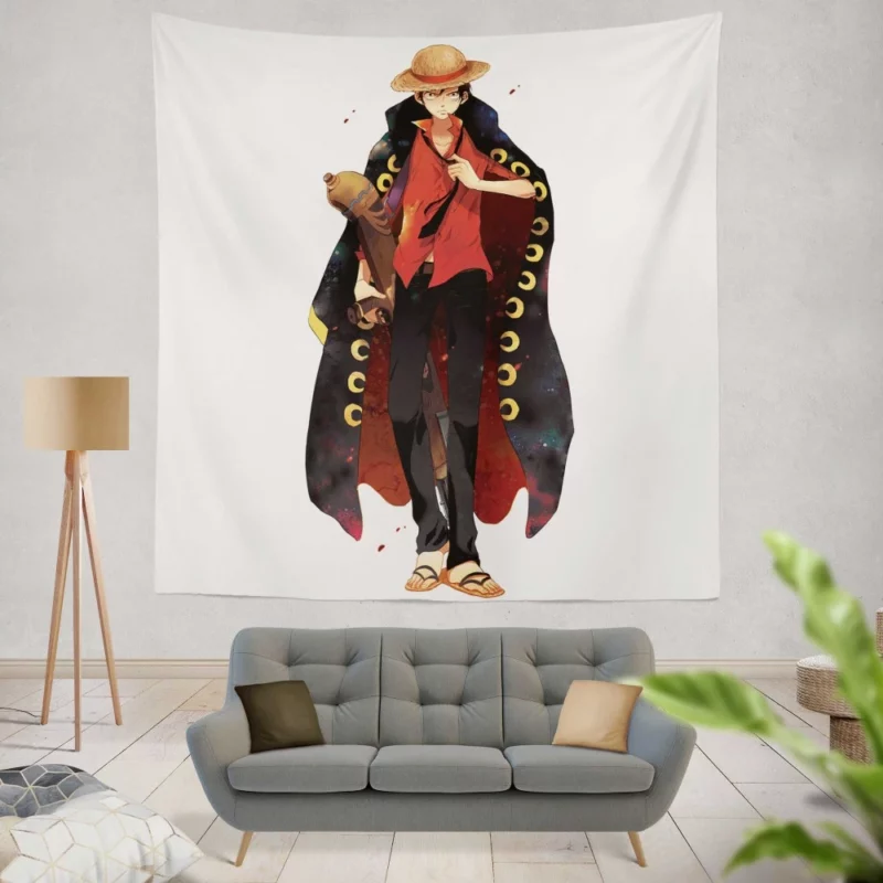 Luffy Journey of Dreams Anime Wall Tapestry