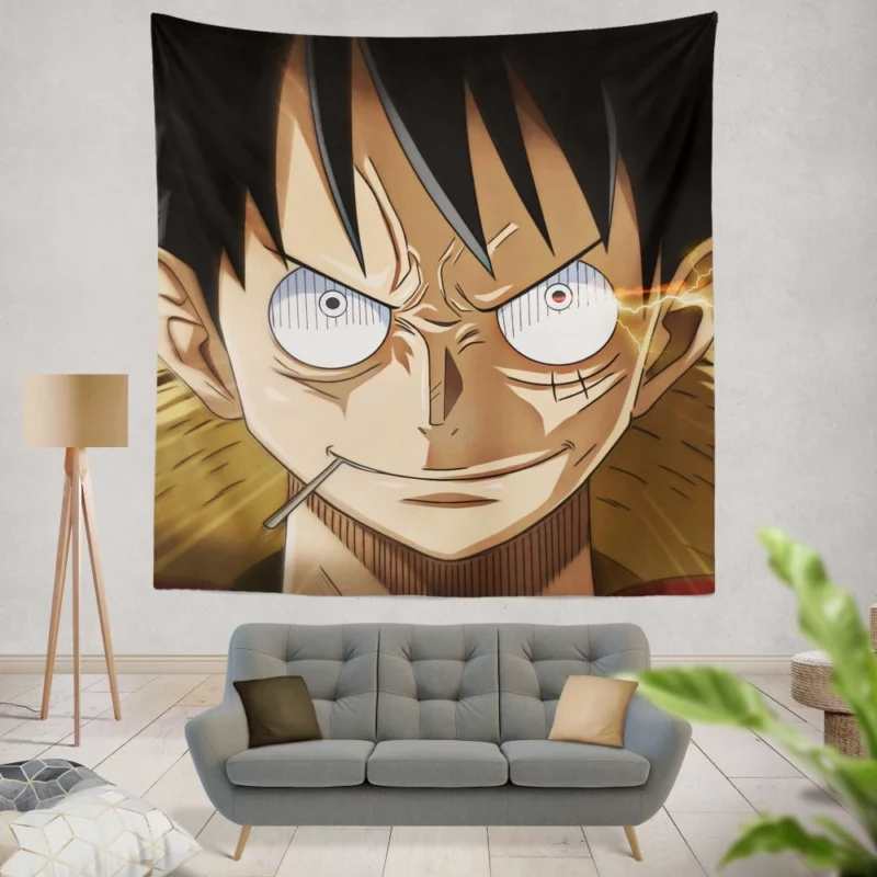 Luffy Mastery of Haki Anime Wall Tapestry