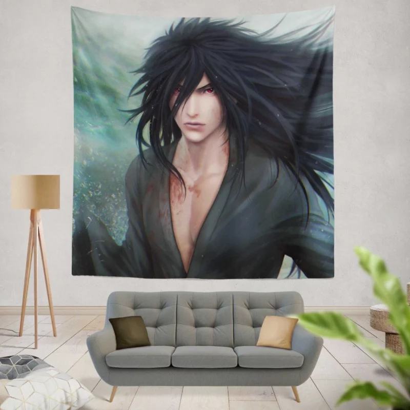 Madara Uchiha Epic Journey Anime Wall Tapestry