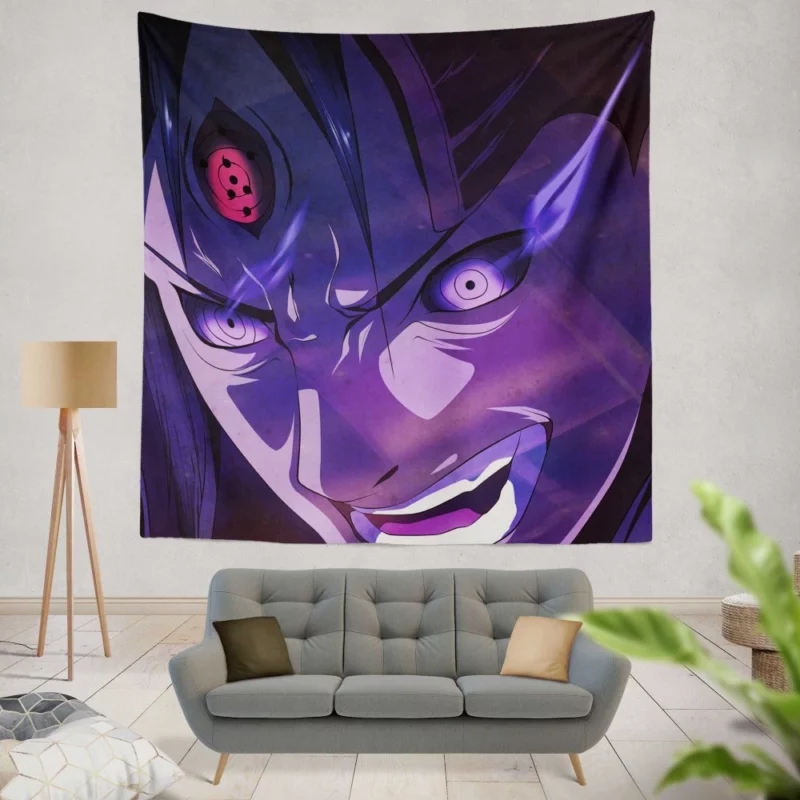 Madara Uchiha Epic Saga Anime Wall Tapestry