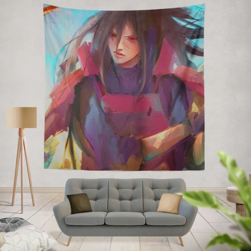 Madara Uchiha Eternal Rivalry Anime Wall Tapestry