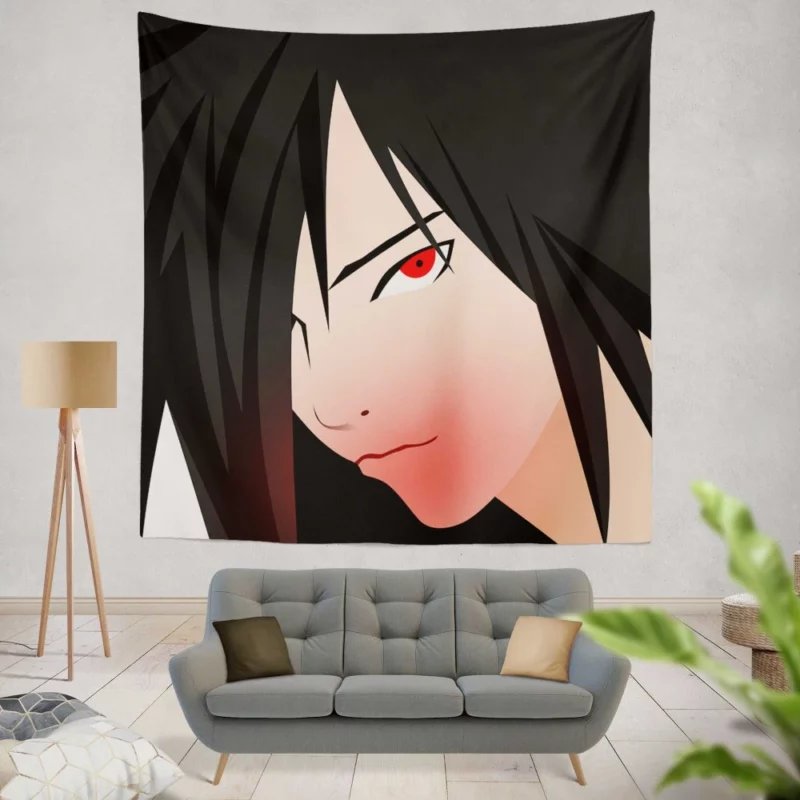 Madara Uchiha Eyes of Power Anime Wall Tapestry