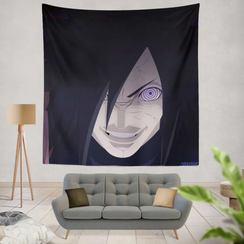 Madara Uchiha Infinite Power Anime Wall Tapestry