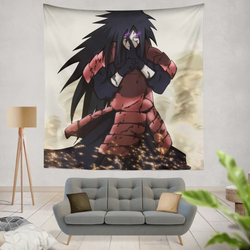 Madara Uchiha Legacy Anime Wall Tapestry