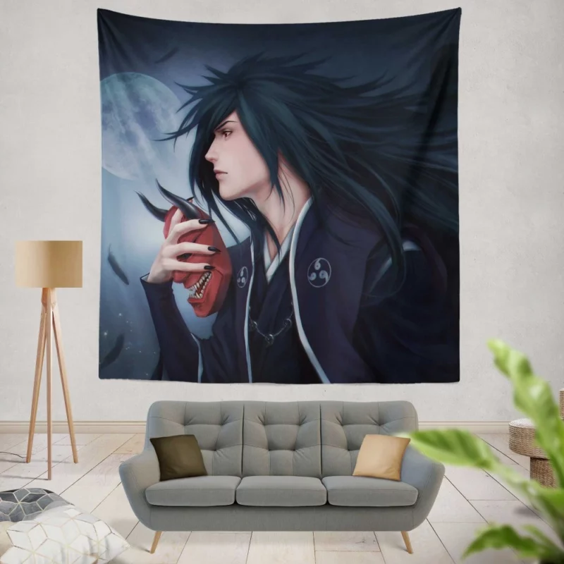 Madara Uchiha Power Unveiled Anime Wall Tapestry