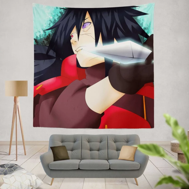 Madara Uchiha Rinnegan Power Anime Wall Tapestry