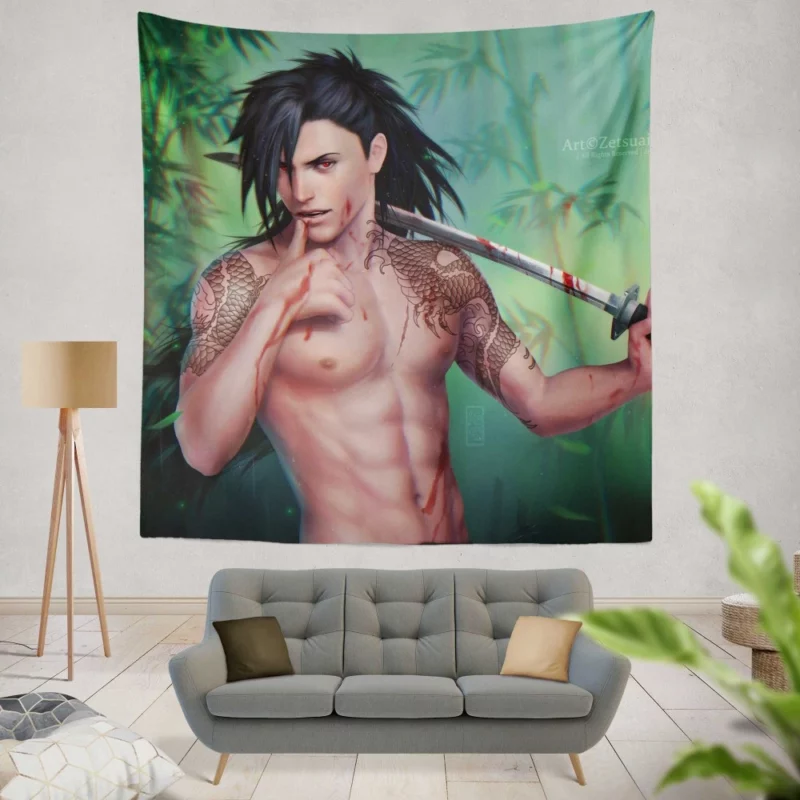 Madara Uchiha Shinobi Tale Anime Wall Tapestry