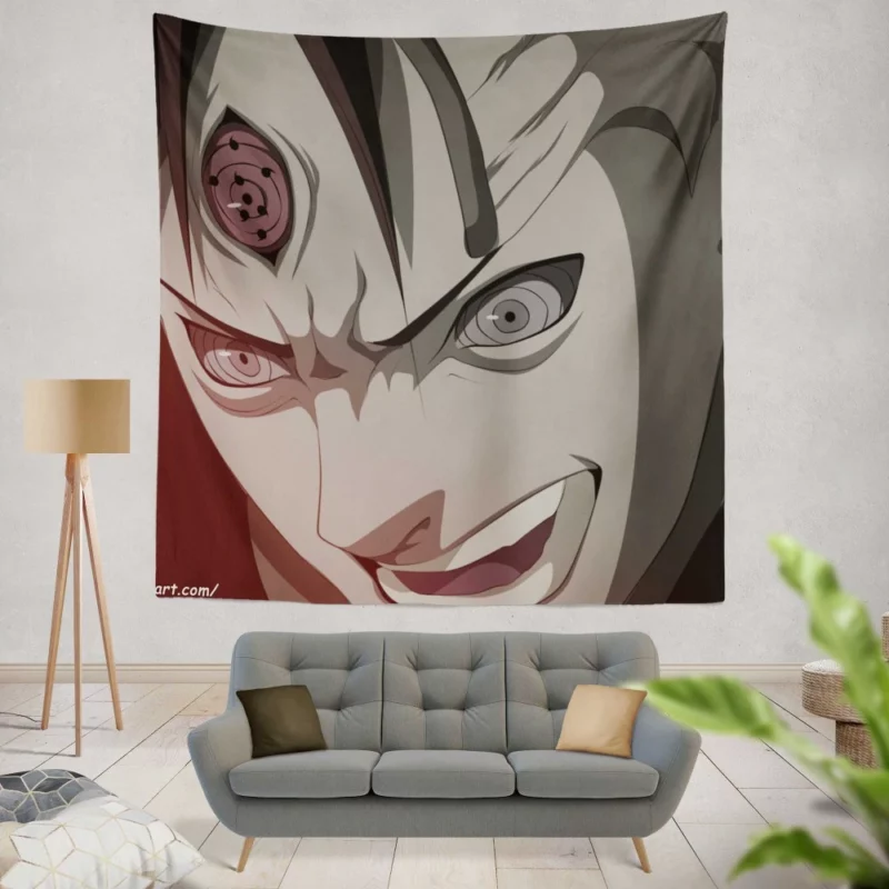 Madara Uchiha Unstoppable Force Anime Wall Tapestry