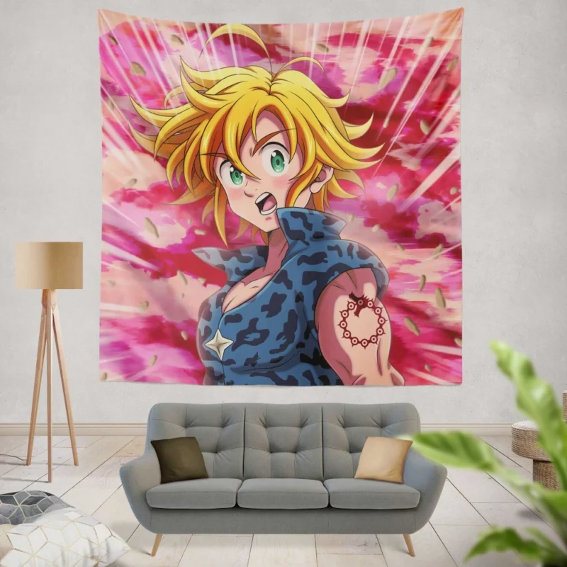 Meliodas Demon Unbound Anime Wall Tapestry