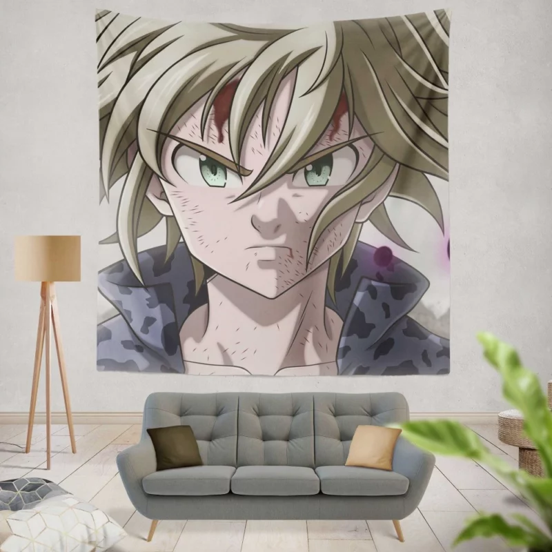 Meliodas Demonic Spheres Anime Wall Tapestry