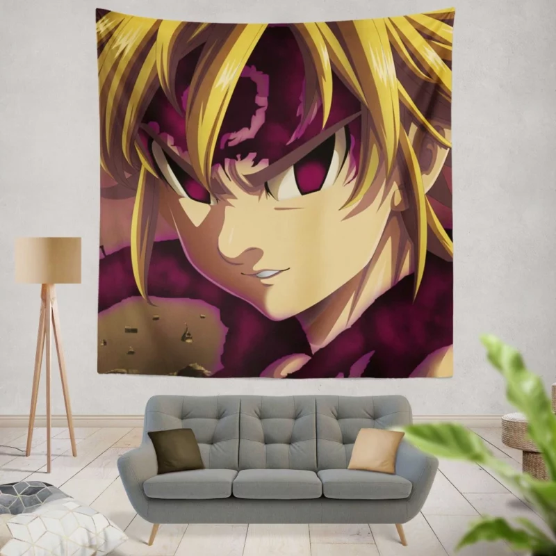 Meliodas Seven Deadly Sins Anime Wall Tapestry