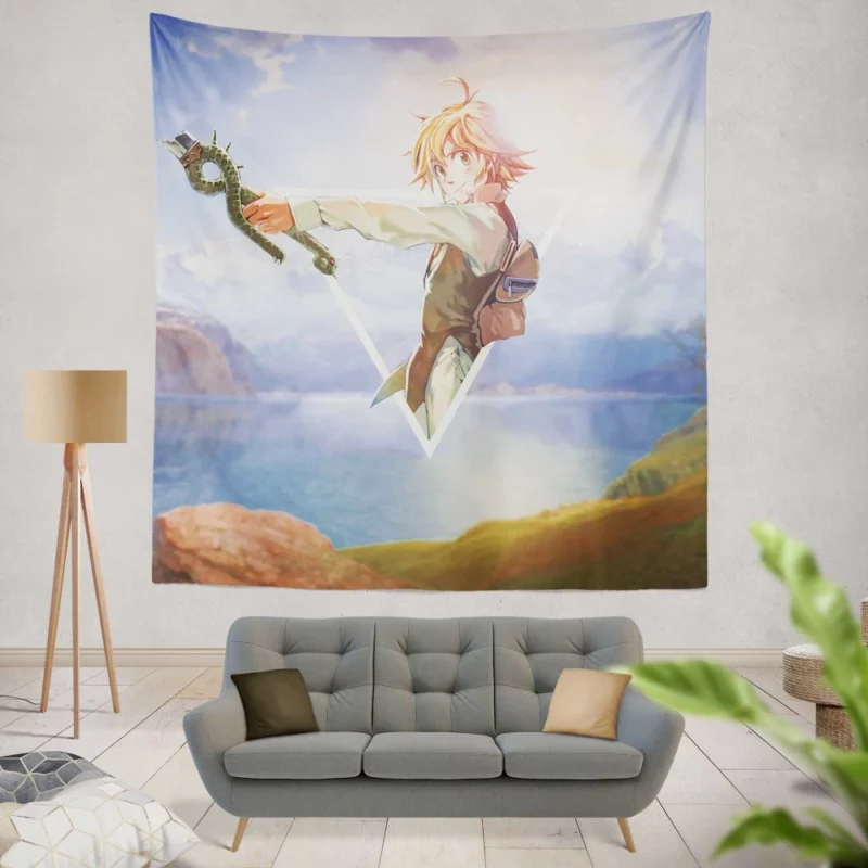 Meliodas Sin Legacy Anime Wall Tapestry