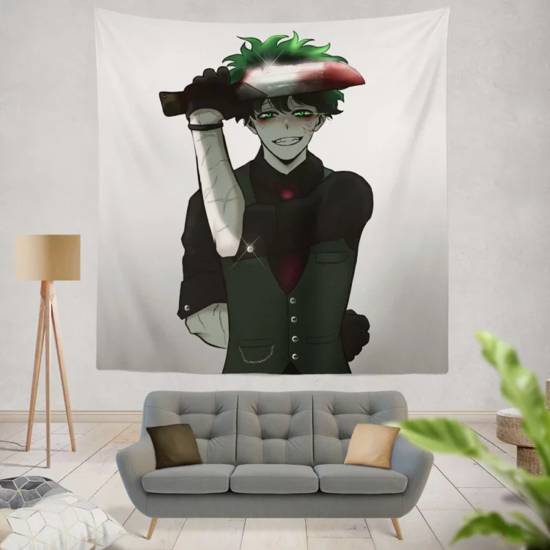 Midoriya Heroic Unveiling Anime Wall Tapestry