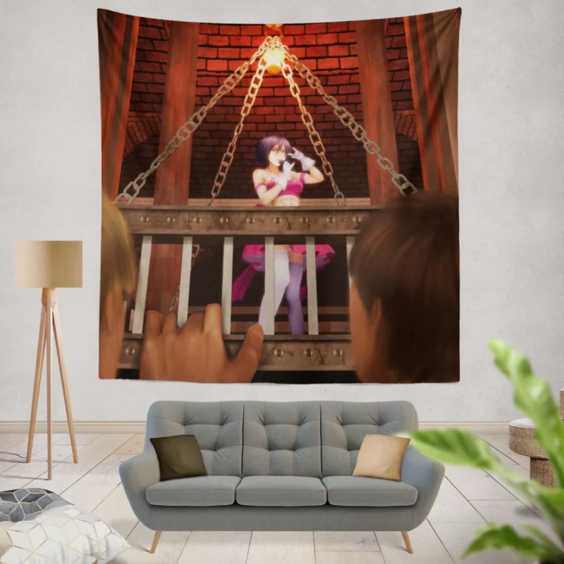 Mikasa Ackerman Eternal Warrior Anime Wall Tapestry