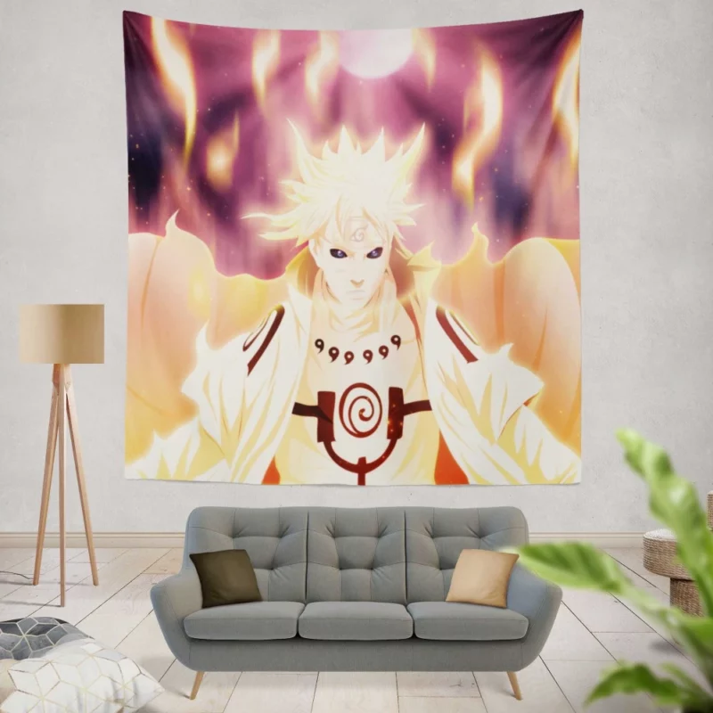 Minato Namikaze Master of Sealing Jutsu Anime Wall Tapestry