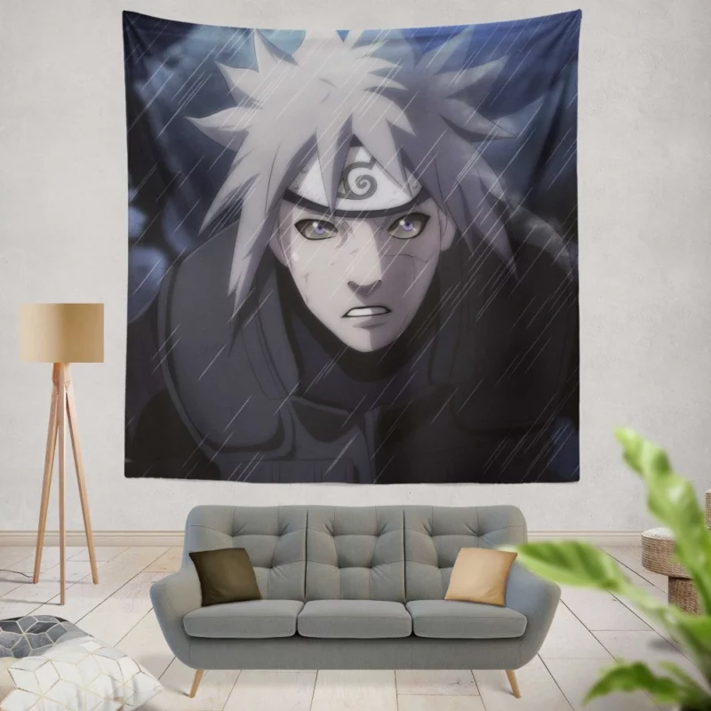 Minato Namikaze Naruto Yellow Flash Anime Wall Tapestry