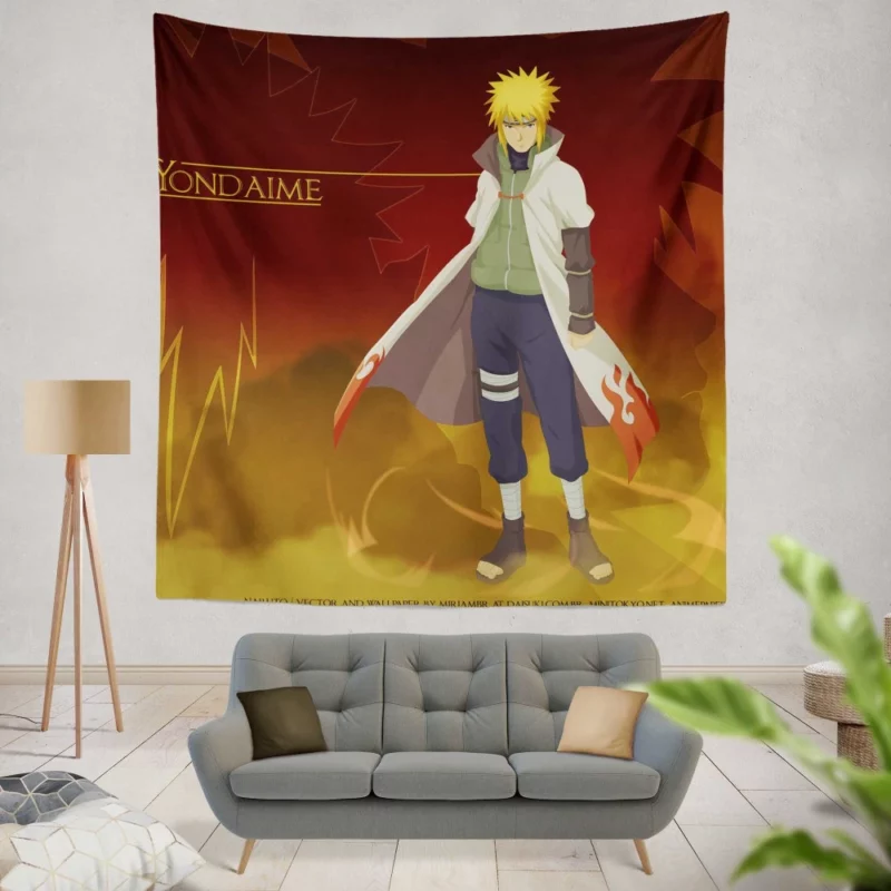 Minato Namikaze The Fourth Hokage Anime Wall Tapestry