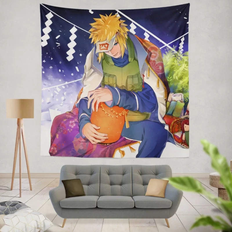 Minato and Kushina A Naruto Legacy Anime Wall Tapestry