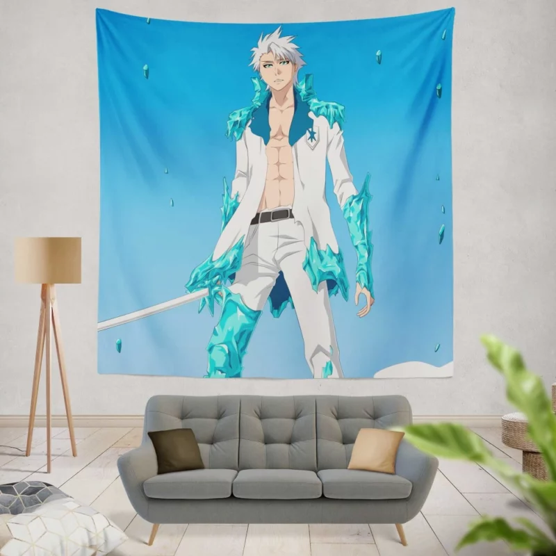 Momo Hinamori and Toushiro Hitsugaya Bleach Bonds Anime Wall Tapestry