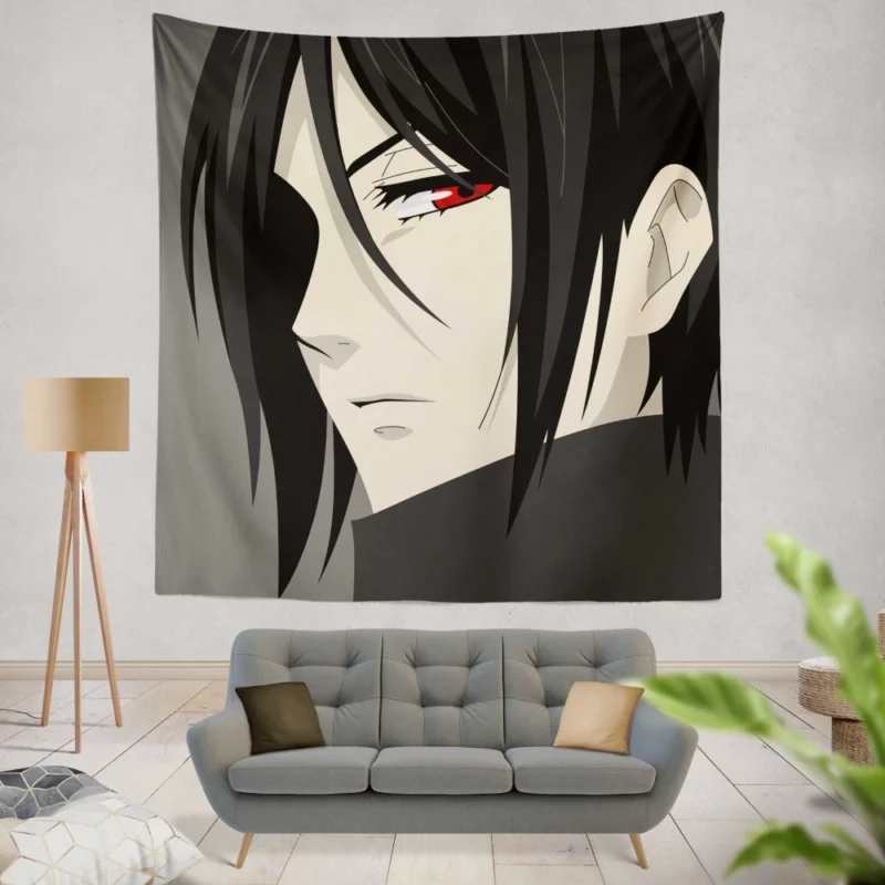 Mr. Butler Red-Eyed Mystery Anime Wall Tapestry