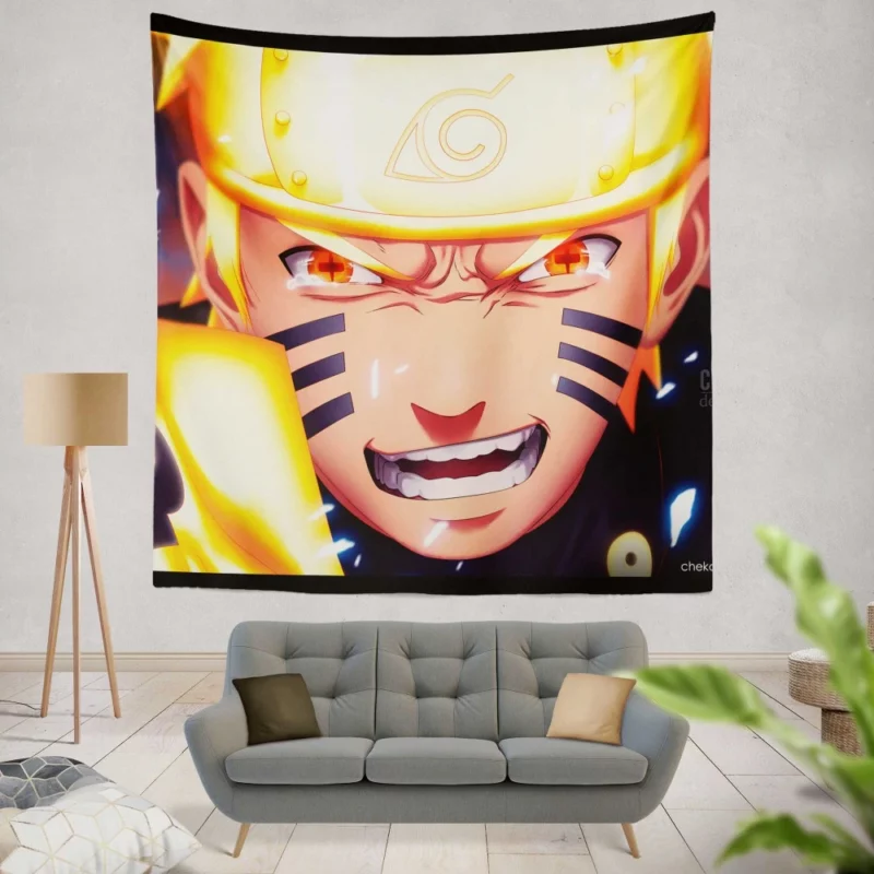 Naruto Courageous Odyssey Anime Wall Tapestry