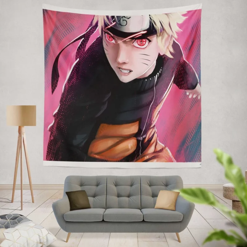 Naruto Courageous Quest Anime Wall Tapestry