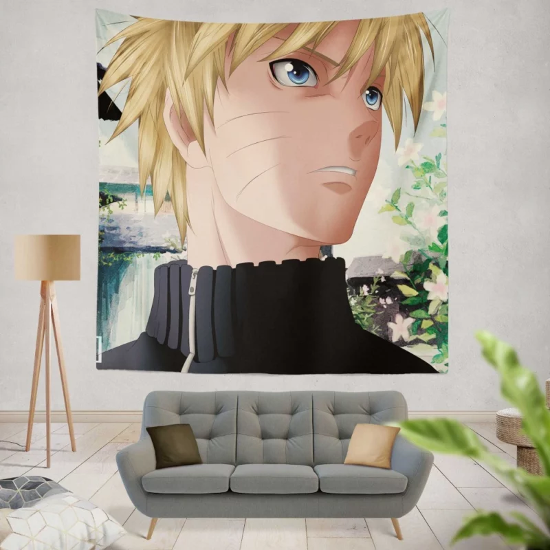 Naruto Indomitable Will Anime Wall Tapestry