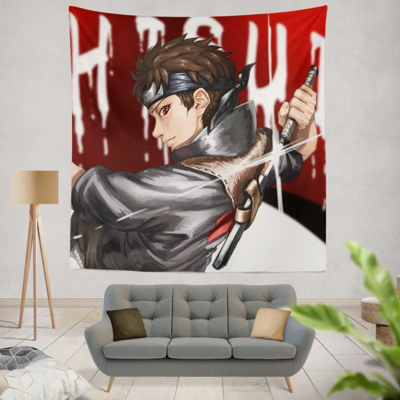 Naruto Mysterious Shisui Uchiha Anime Wall Tapestry