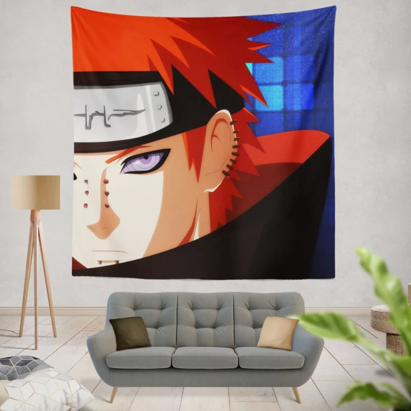 Naruto Pain Yahiko Saga Anime Wall Tapestry