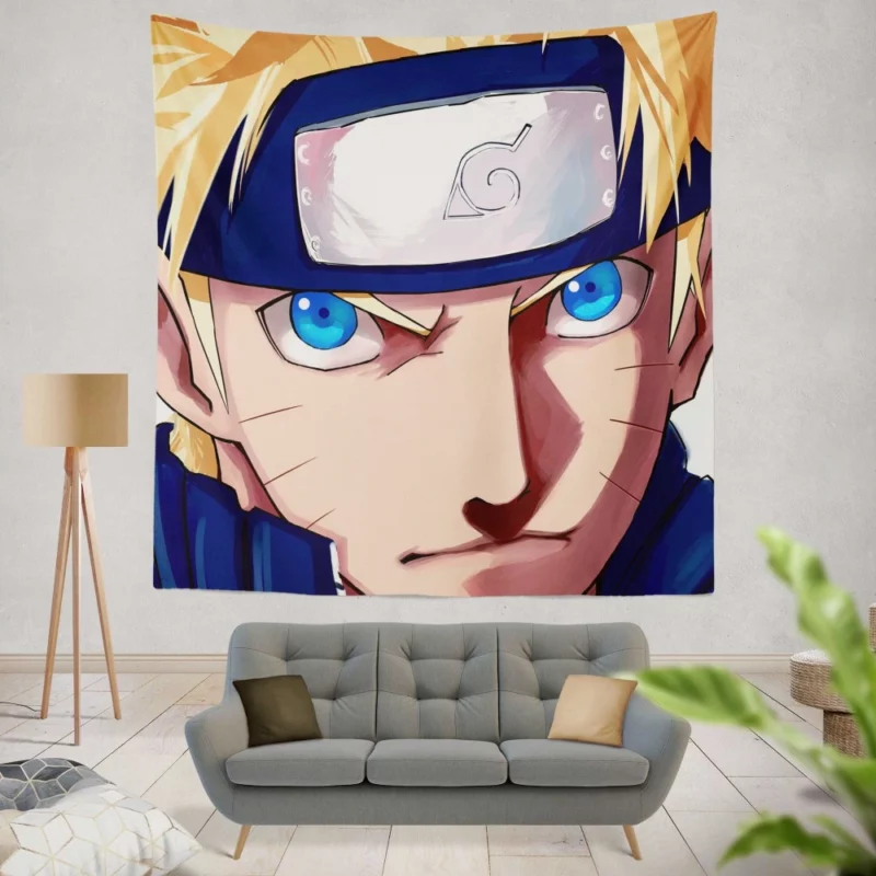 Naruto Unbreakable Resolve Anime Wall Tapestry