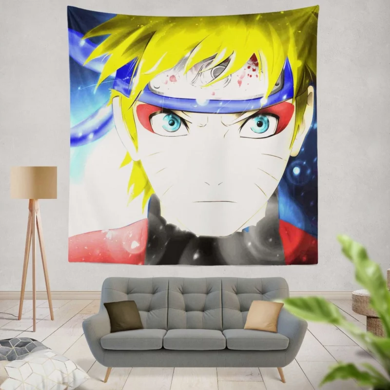 Naruto Unwavering Will Anime Wall Tapestry