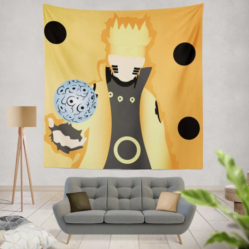 Naruto Unyielding Path Anime Wall Tapestry