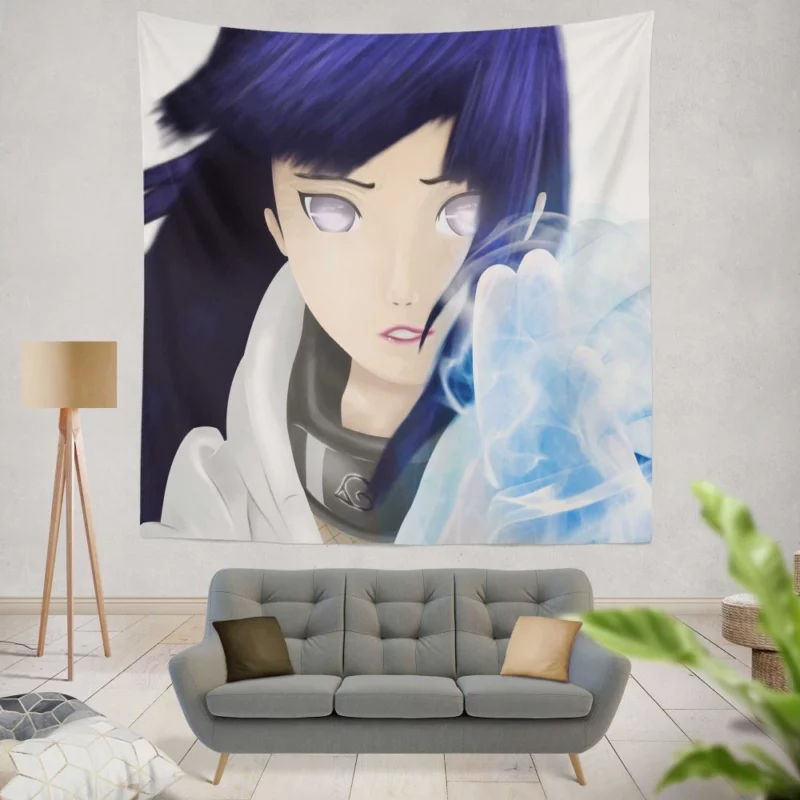 Naruto and Hinata Symbol of Love Anime Wall Tapestry