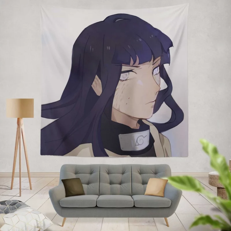 Naruto and Hinata Unbreakable Bond Anime Wall Tapestry