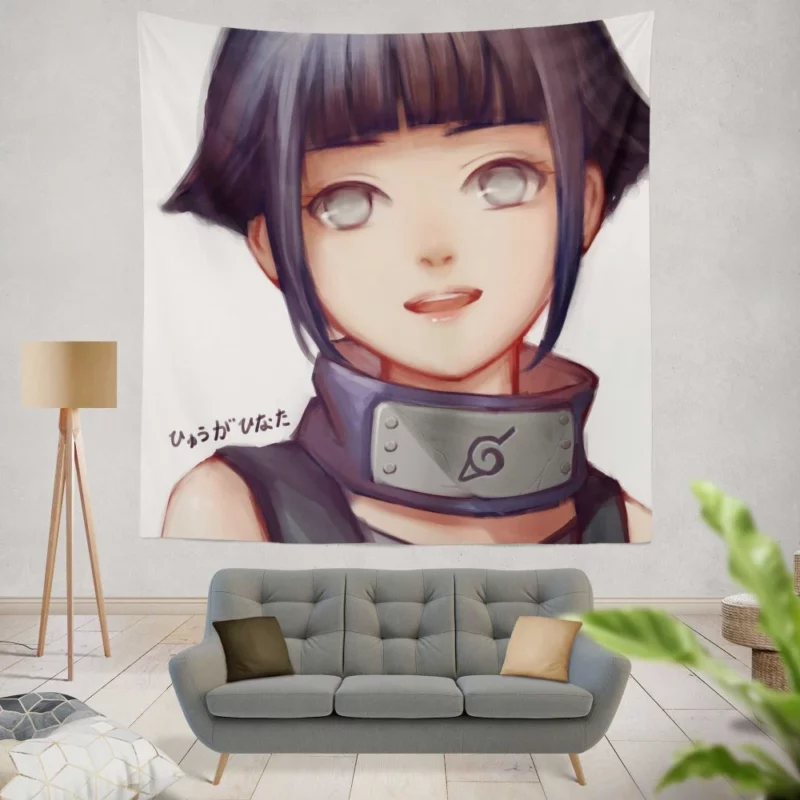 Naruto and Hinata Unwavering Love Anime Wall Tapestry