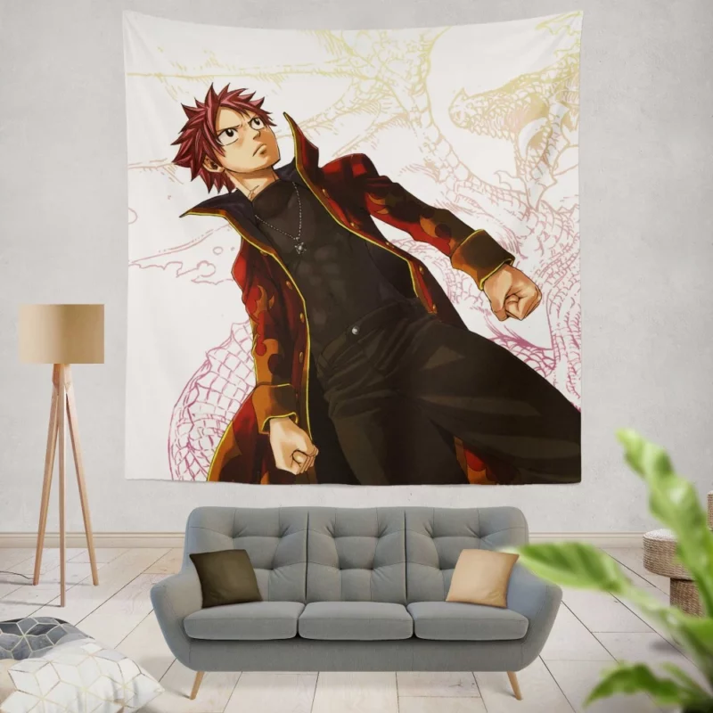 Natsu Dragneel Dragon Slayer Anime Wall Tapestry