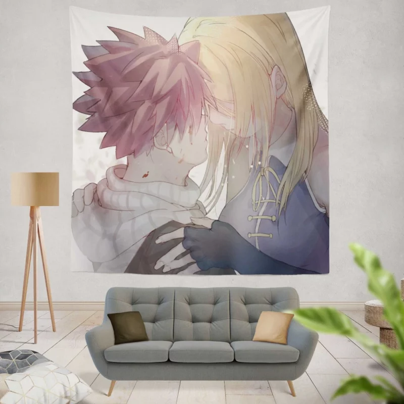 Natsu & Lucy Journey Anime Wall Tapestry